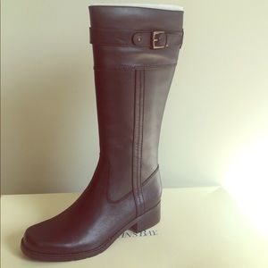 New Women's Leather Black Boots